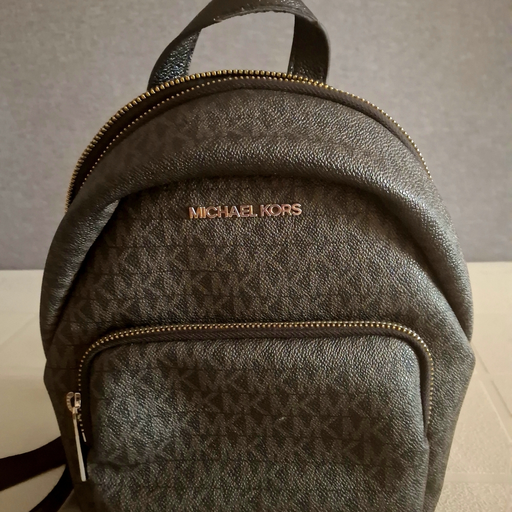 Michael Kors Brown Backpack